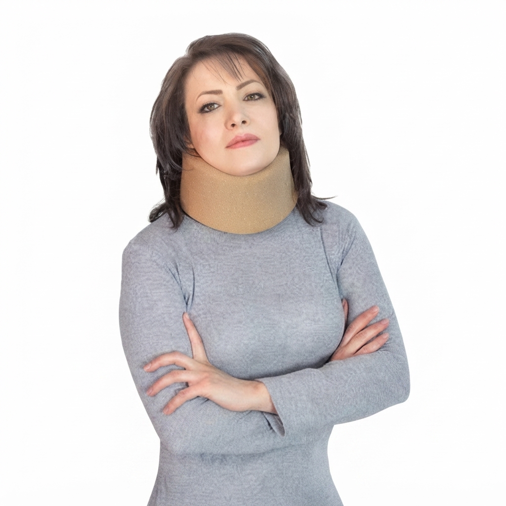 گردن بند طبی تسکین طب مدل نرم قابل تنظیم